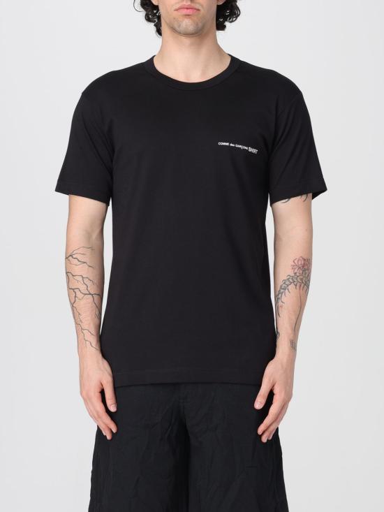 25FW 꼼데가르송 반팔 티셔츠 FOT026S25 1 Black