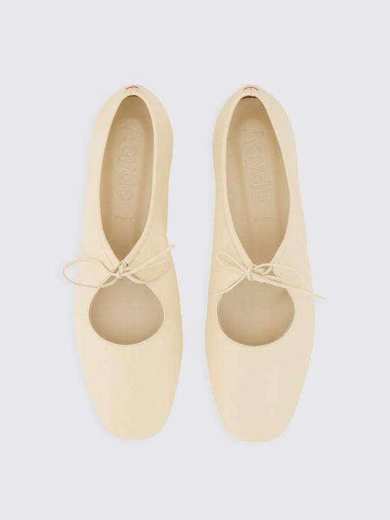 25SS 에이드 플랫 슈즈 MNLR08FL149 CREAMY Ivory - AEYDE