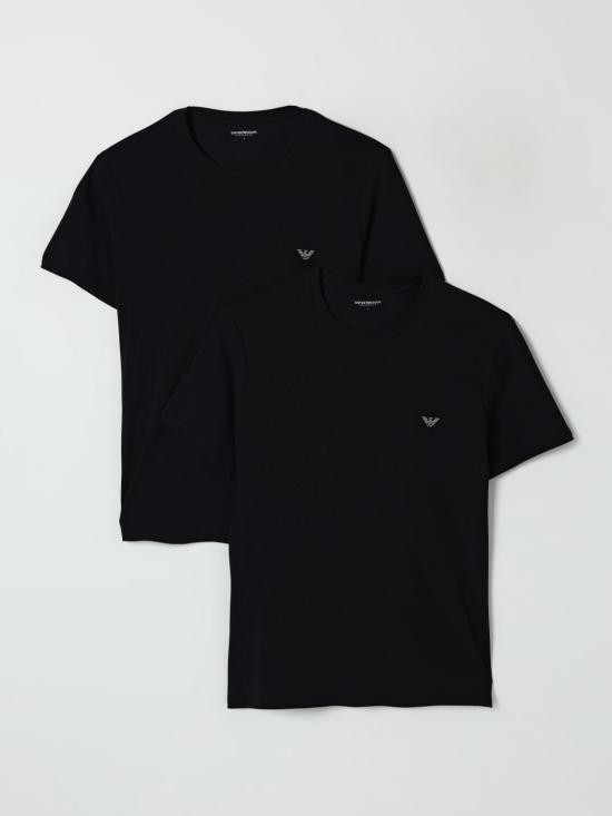 25SS 엠포리오 아르마니 반팔 티셔츠 EM000391AF10776 MC005 Black - EMPORIO ARMANI