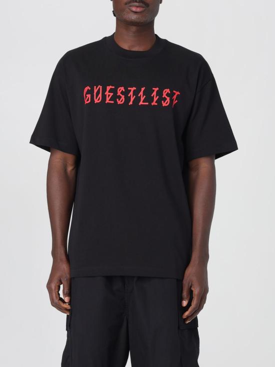 25SS 44레이블 반팔 티셔츠 B0030556FA528 P495 Black 1