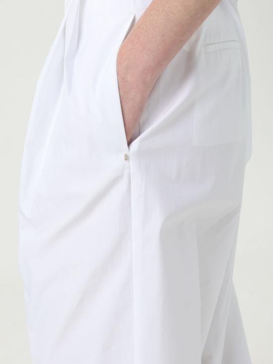 25SS 스포트막스 스트레이트 팬츠 2512131142600 001 White - SPORTMAX