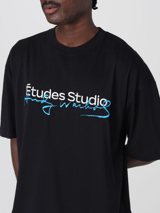 25SS 에뛰드스튜디오 반팔 티셔츠 E25MCTSH134 99 Black - ETUDES