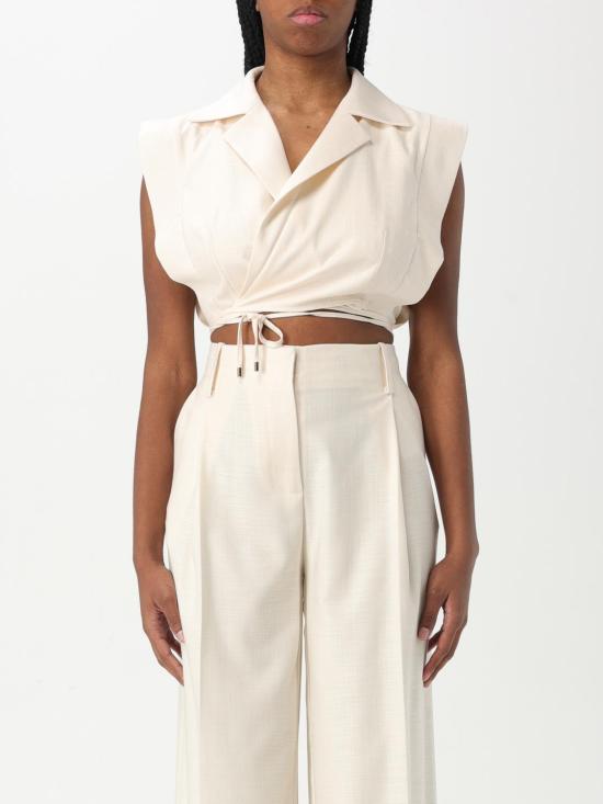 25SS 시모나 코르셀리니 베스트 P25CPTO00501 V0359 Ivory