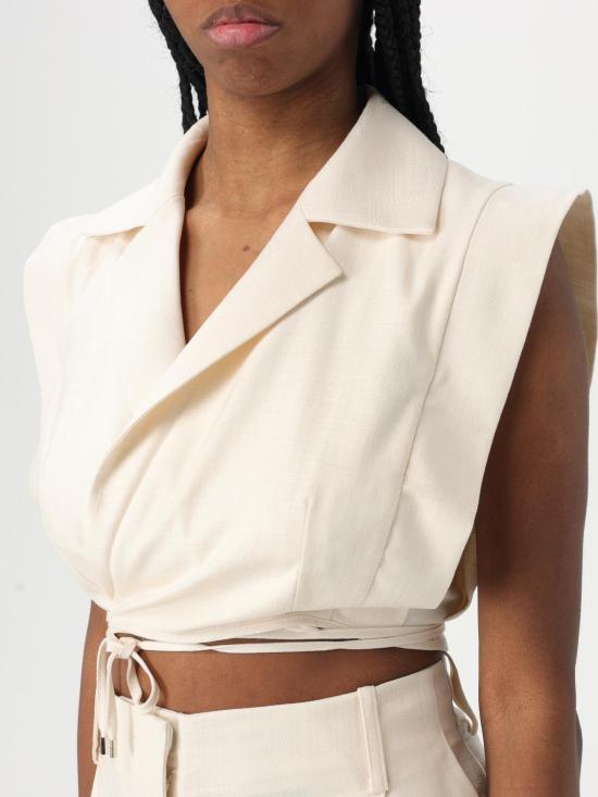 25SS 시모나 코르셀리니 베스트 P25CPTO00501 V0359 Ivory - SIMONA CORSELLINI