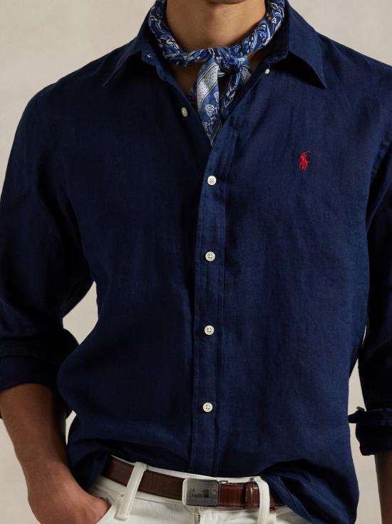 25SS 폴로 랄프로렌 긴팔 셔츠 710968915 007 NAVY - POLO RALPH LAUREN