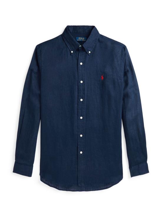 25SS 폴로 랄프로렌 긴팔 셔츠 710968915 007 NAVY