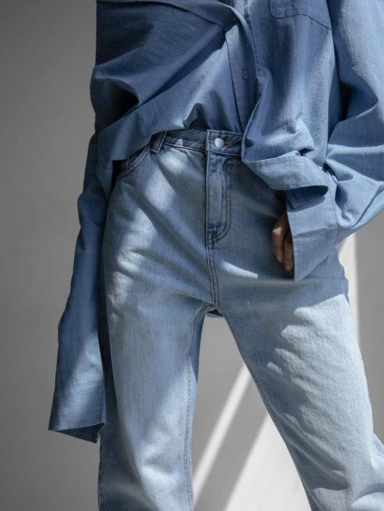  더 엔케이씨 스토어 데님 팬츠 Nkc 스토어 슬림 스트레이트 레그 진 - The NKC Store