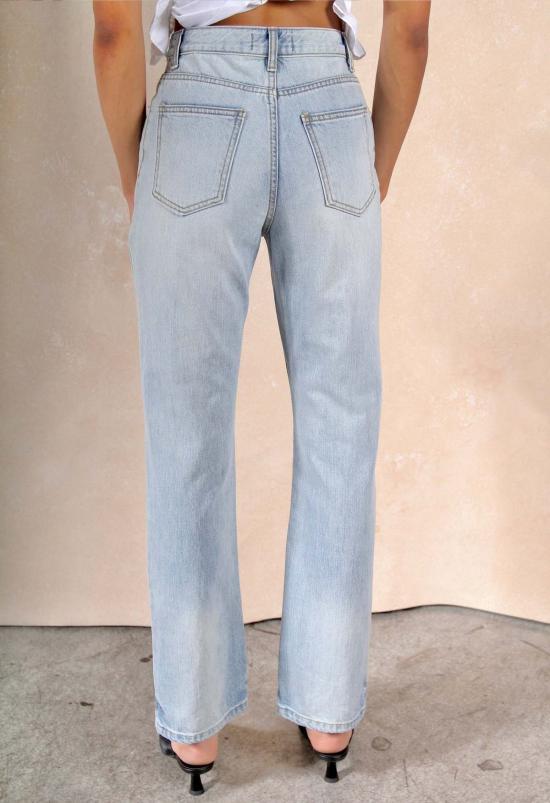  더 엔케이씨 스토어 데님 팬츠 Nkc 스토어 슬림 스트레이트 레그 진 - The NKC Store