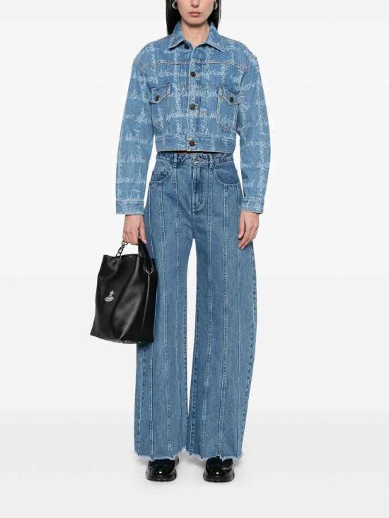  비비안웨스트우드 MARLENE 마린 크롭 자켓  19010018W014IK306 Light Wash - VIVIENNE WESTWOOD