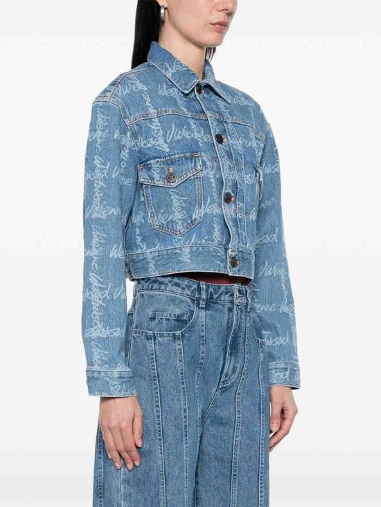  비비안웨스트우드 MARLENE 마린 크롭 자켓  19010018W014IK306 Light Wash - VIVIENNE WESTWOOD