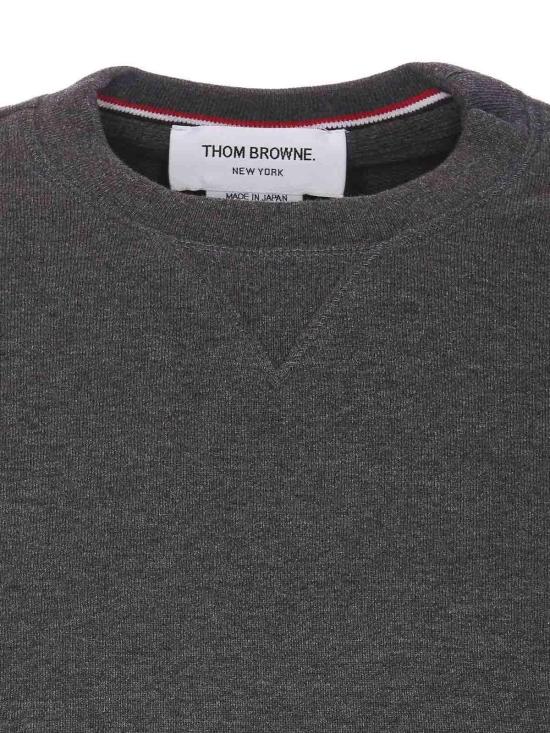  톰브라운 로고 패치 엔지니어드 4바 스웨트셔츠  MJT021H00535025 Grey - THOM BROWNE