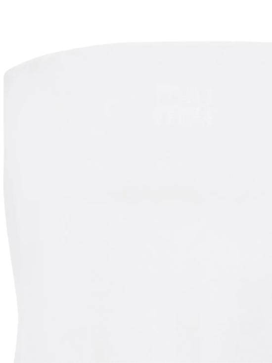 25FW 미우미우 반팔 티셔츠 MT2114SOOO17LV F0304 AVORIO - MIU MIU