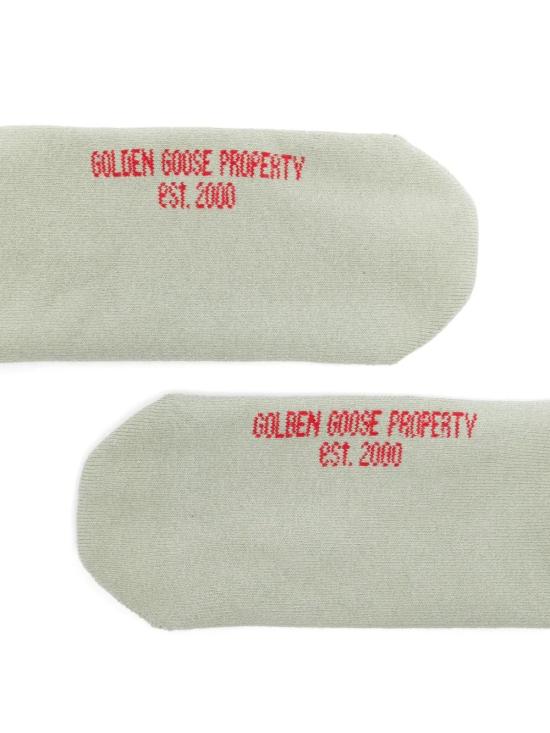 25FW 골든구스 팬티 GUP00883P000488 82894 DESERT SAGE HERITAGE WHITE HAUTE RED