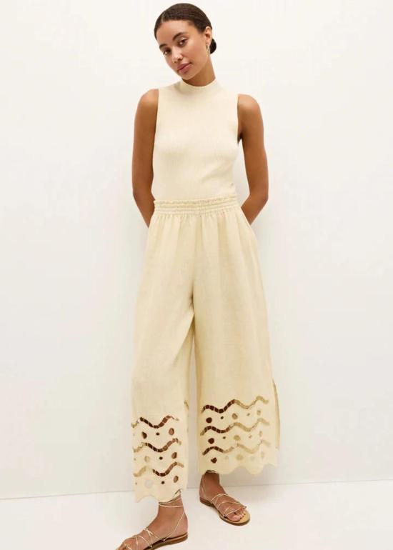  마리 올리버 스트레이트 팬츠 마린 팬트