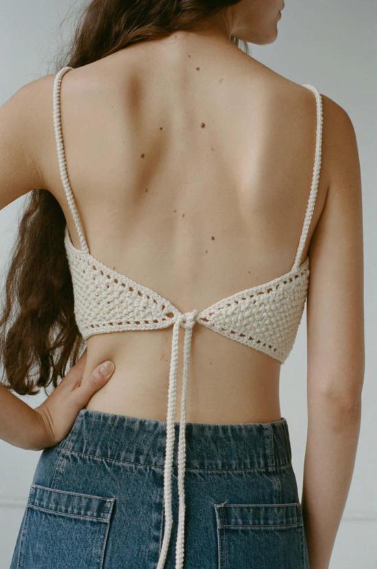  샤이나 모트 민소매 티셔츠 산사 탑 - SHAINA MOTE