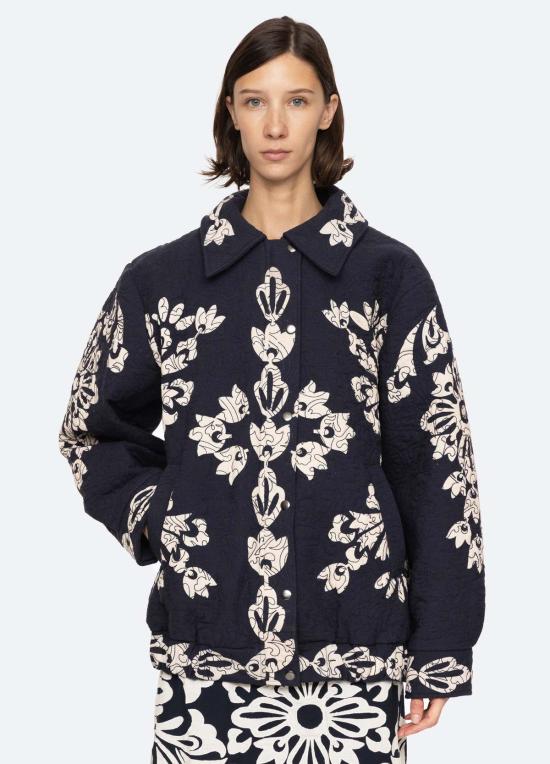  씨뉴욕 봄버 자켓 시 니 릴리아나 퀼팅 재킷 - SEA NY