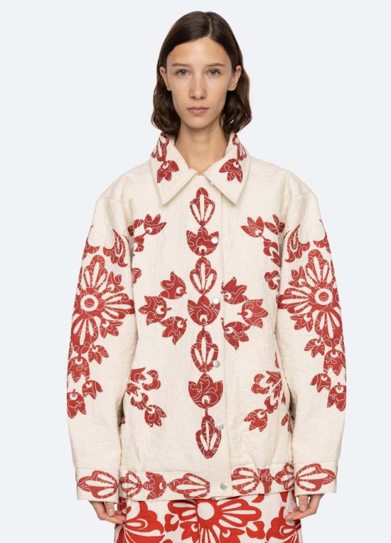  씨뉴욕 봄버 자켓 시 니 릴리아나 퀼팅 재킷 - SEA NY