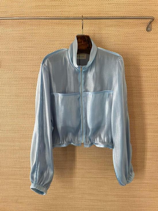  더 엔케이씨 스토어 봄버 자켓 Nkc 스토어 쉬머 봄버 재킷 블루 - The NKC Store