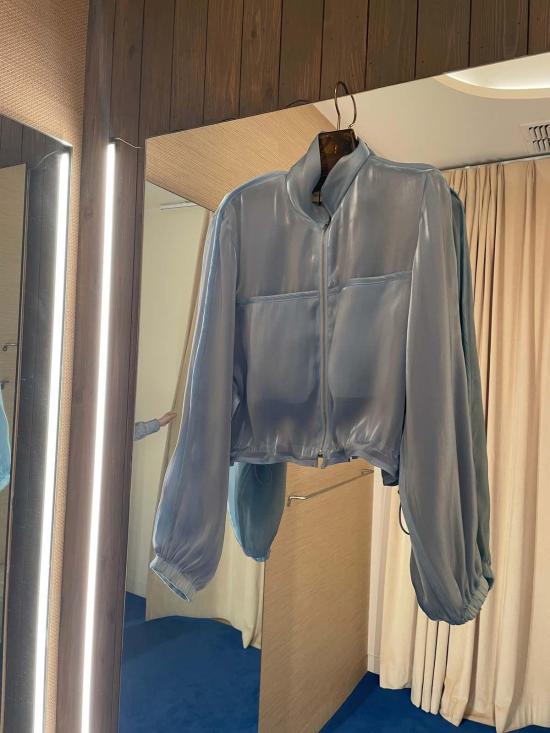  더 엔케이씨 스토어 봄버 자켓 Nkc 스토어 쉬머 봄버 재킷 블루 - The NKC Store