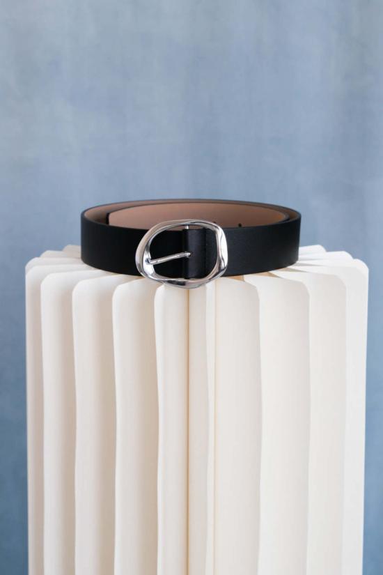  비로우더레귤러 벨트 레귤러 벨트 B 로우 더  에드먼드 미니  블랙/실버 - B LOW THE BELT