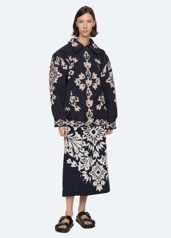  씨뉴욕 봄버 자켓 시 니 릴리아나 퀼팅 재킷 - SEA NY