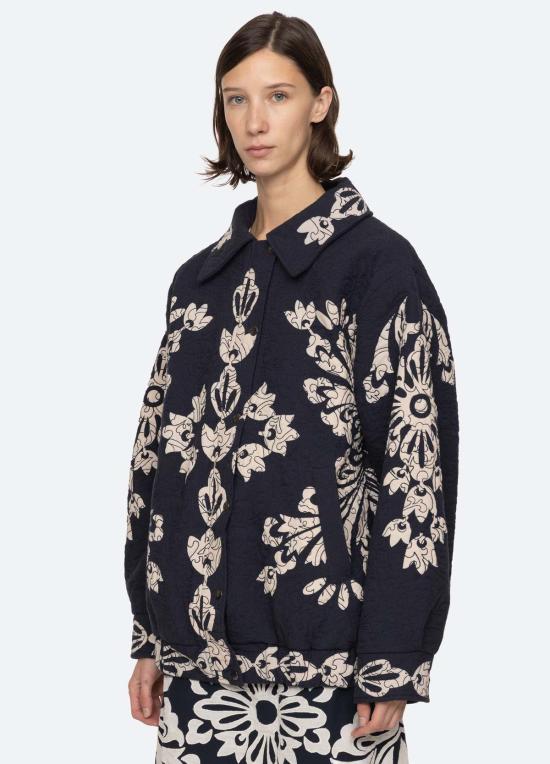  씨뉴욕 봄버 자켓 시 니 릴리아나 퀼팅 재킷 - SEA NY