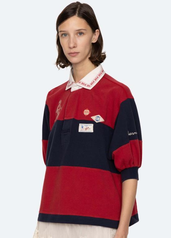  씨뉴욕 폴로 티셔츠 Sea Ny Carolyn 셔츠 멀티 - SEA NY