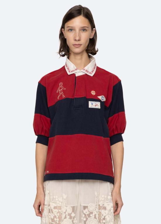  씨뉴욕 폴로 티셔츠 Sea Ny Carolyn 셔츠 멀티 - SEA NY