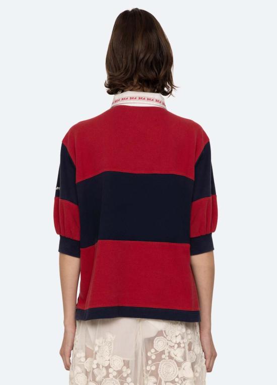  씨뉴욕 폴로 티셔츠 Sea Ny Carolyn 셔츠 멀티 - SEA NY