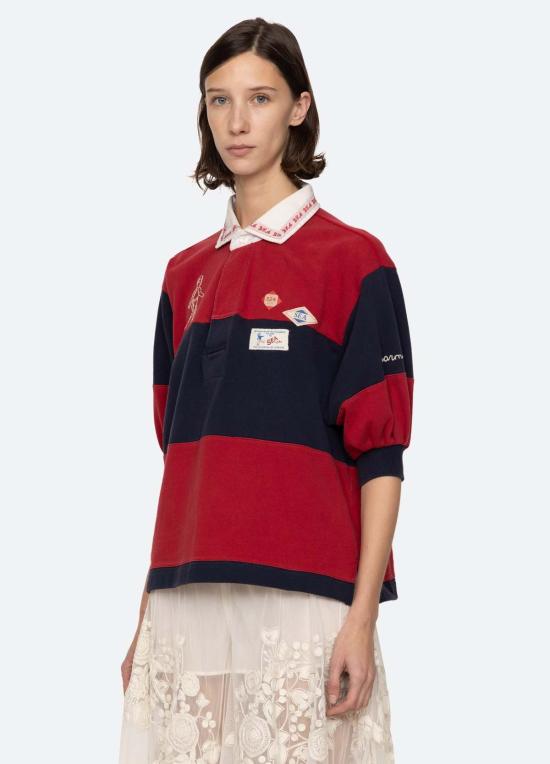  씨뉴욕 폴로 티셔츠 Sea Ny Carolyn 셔츠 멀티 - SEA NY