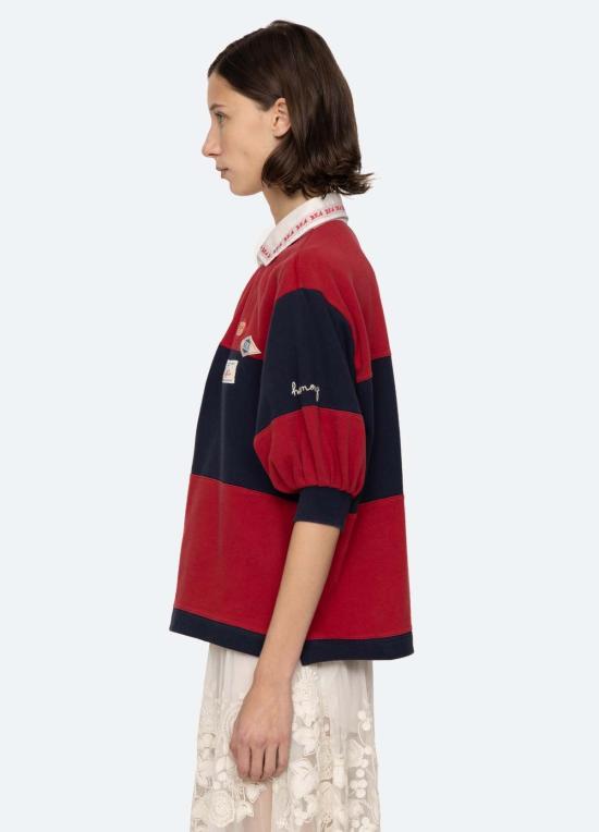  씨뉴욕 폴로 티셔츠 Sea Ny Carolyn 셔츠 멀티 - SEA NY