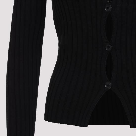 25SS 아크네 스튜디오 가디건 A60556 900 BLACK DOM - ACNE STUDIOS