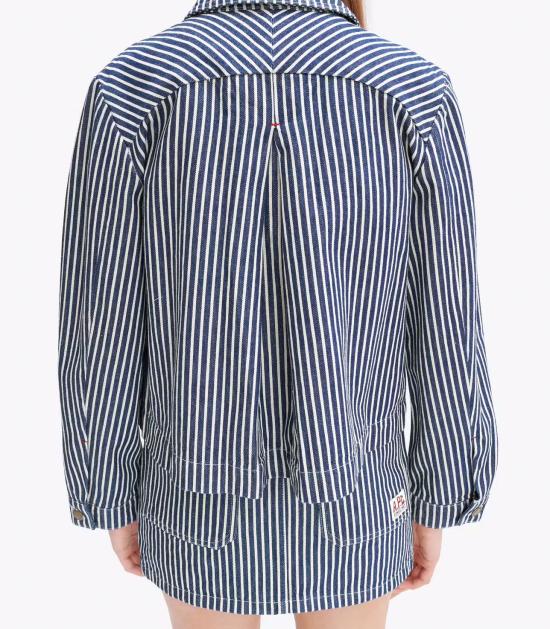 25SS 아페쎄 자켓 COHHGF32006TIC BLUE WHITE DOM - A.P.C.