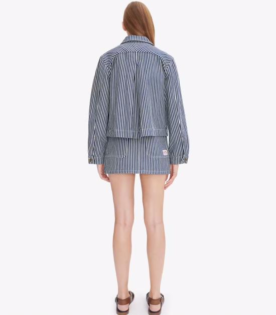 25SS 아페쎄 자켓 COHHGF32006TIC BLUE WHITE DOM - A.P.C.