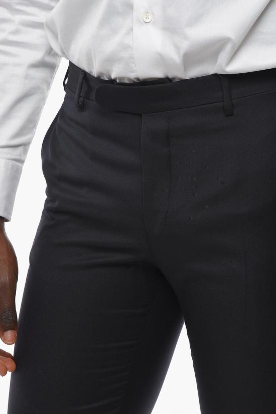  꼬르넬리아니 스트레이트 팬츠 805Z2Z 7838233 001 Blue - CORNELIANI