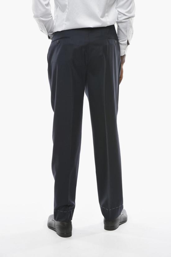  꼬르넬리아니 스트레이트 팬츠 795810 6818060 001 Blue - CORNELIANI