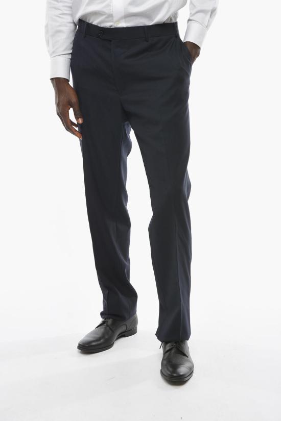  꼬르넬리아니 스트레이트 팬츠 785810 6818060 001 Blue