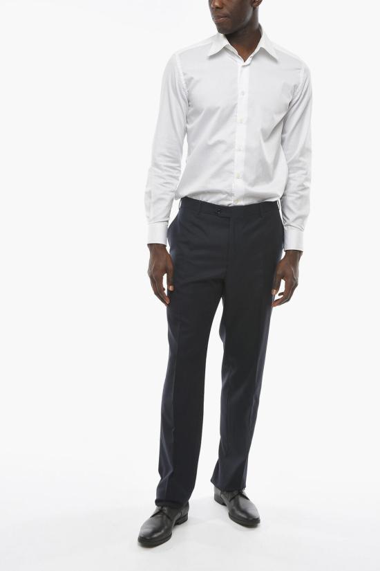  꼬르넬리아니 스트레이트 팬츠 785810 6818060 001 Blue - CORNELIANI