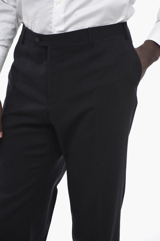  꼬르넬리아니 스트레이트 팬츠 845252 8988321 001 Black - CORNELIANI