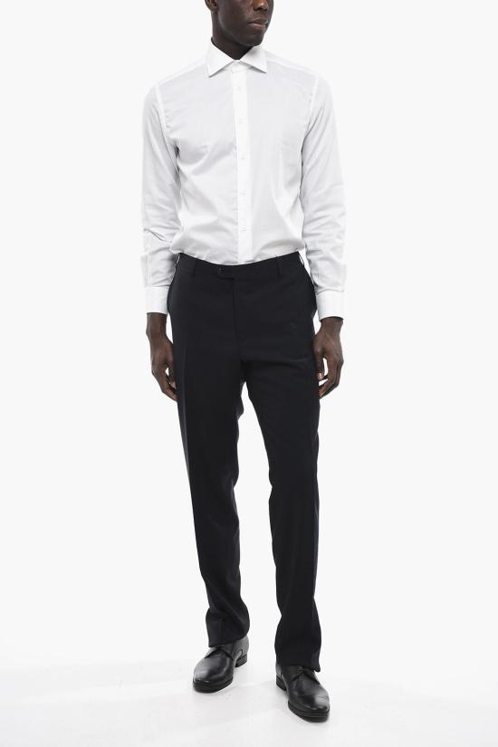  꼬르넬리아니 스트레이트 팬츠 845252 8988321 001 Black - CORNELIANI