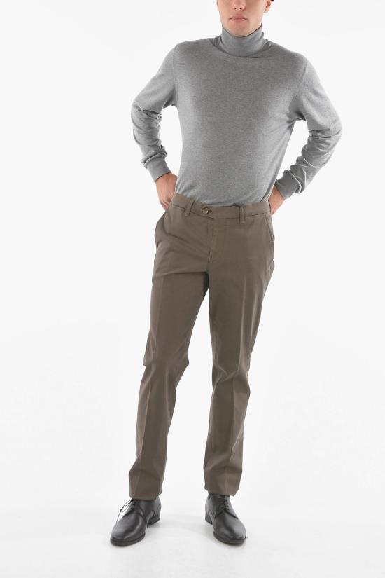  꼬르넬리아니 치노 팬츠 824EQ6 8820176 032 Brown - CORNELIANI