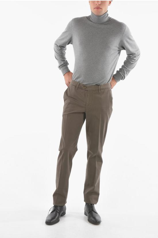  꼬르넬리아니 치노 팬츠 824EQ6 8820176 032 Brown - CORNELIANI