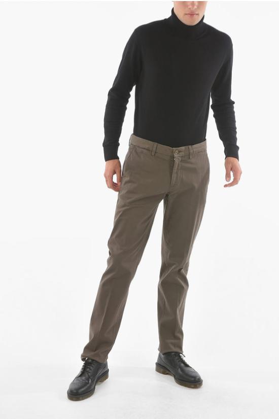  꼬르넬리아니 치노 팬츠 824EP4 8820176 032 Brown - CORNELIANI