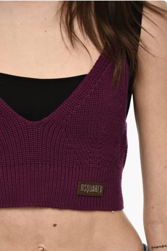  디스퀘어드2 민소매 티셔츠 S75HA1201 S18305 406 Violet - DSQUARED2