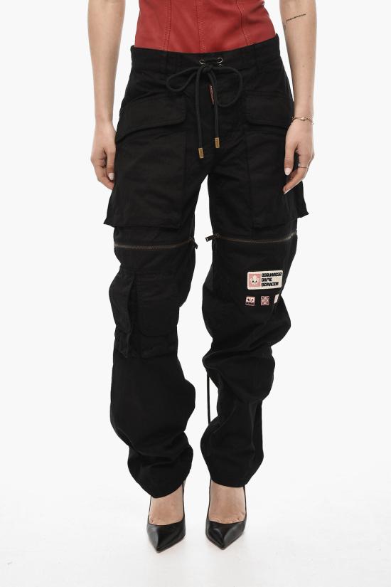  디스퀘어드2 스트레이트 팬츠 S75KB0351 S78205 900 Black