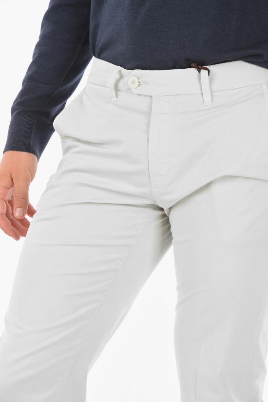  꼬르넬리아니 치노 팬츠 814EG6 8120168 026 White - CORNELIANI