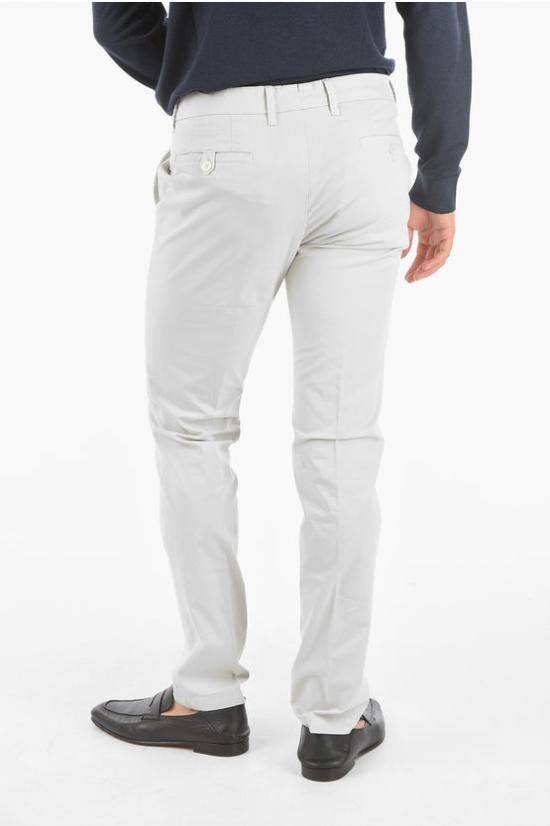  꼬르넬리아니 치노 팬츠 814EG6 8120168 026 White - CORNELIANI