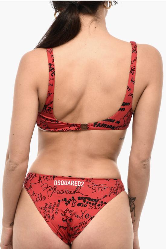  디스퀘어드2 비키니 수영복 D6BZ73130 ISA01 613 Red - DSQUARED2