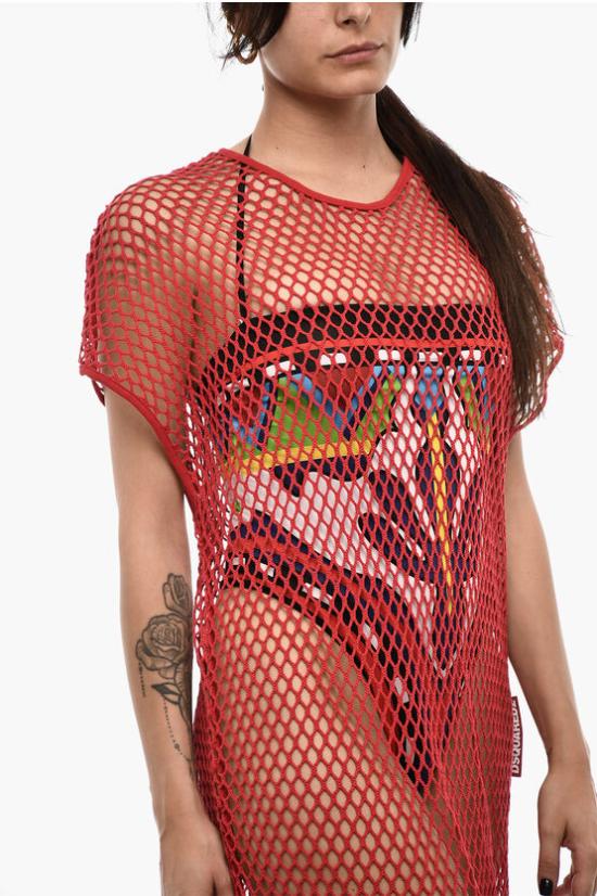  디스퀘어드2 비치용품 D6MB43210 ISA01 613 Red - DSQUARED2