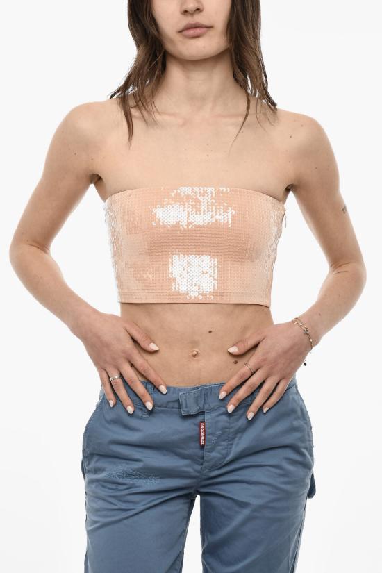  디스퀘어드2 민소매 티셔츠 S72NC1014 S24545 128 Pink